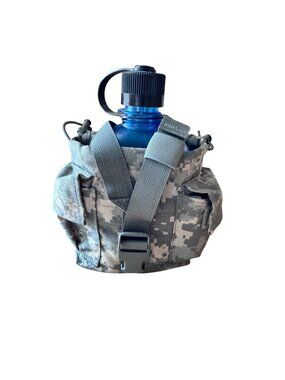 US Army MOLLE II 1 Quart Canteen General Purpose Pouch with Canteen and Cup ACU